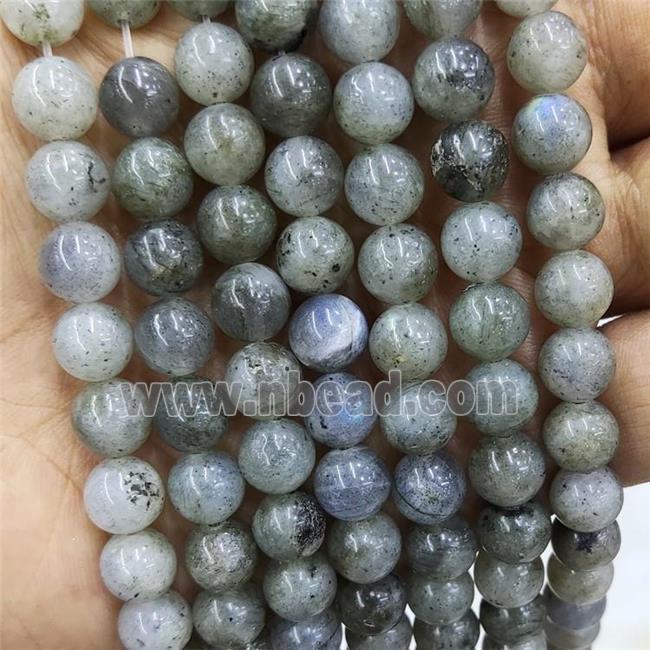 Natural Labradorite Beads B-Grade Smooth Round