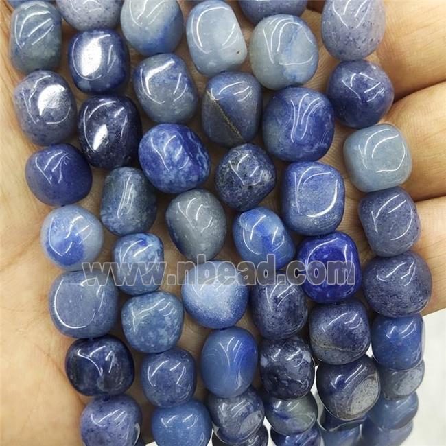 Natural Blue Aventurine Chips Beads Freeform