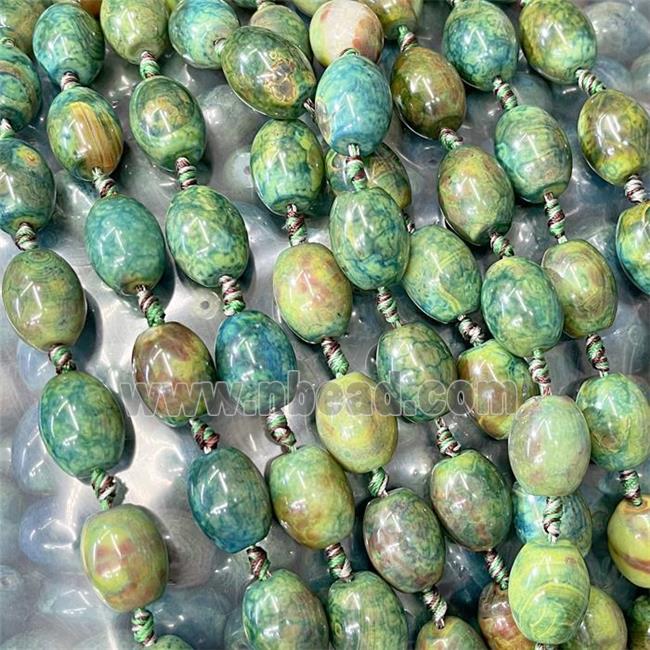 Natural Agate Barrel Beads Dye