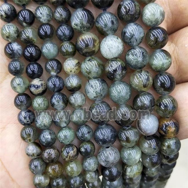 Natural Prehnite Beads C-Grade Smooth Round