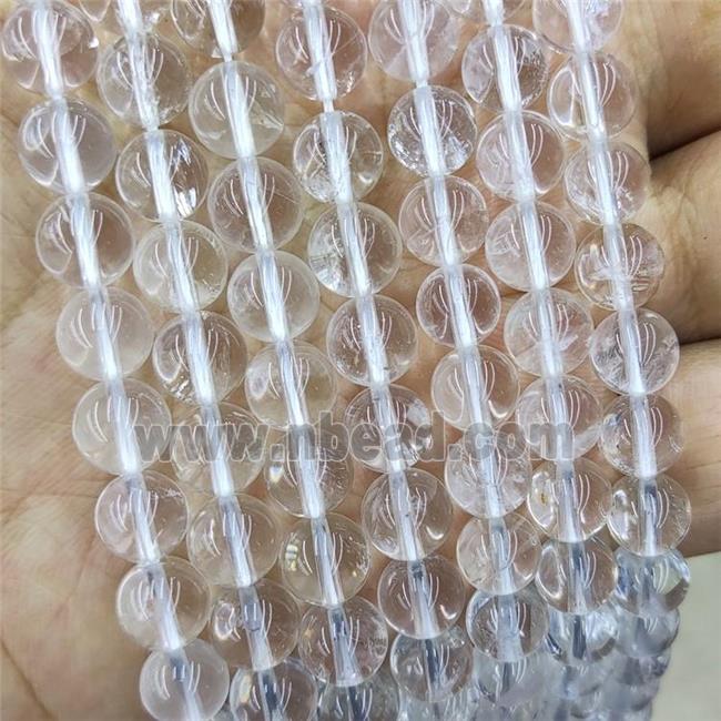 Natural Clear Quartz Beads Smooth Round