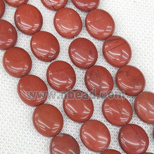 Natural Red Jasper Oval Beads