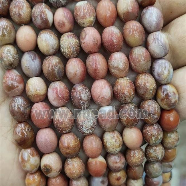 Morocco Agate Rice Beads Barrel