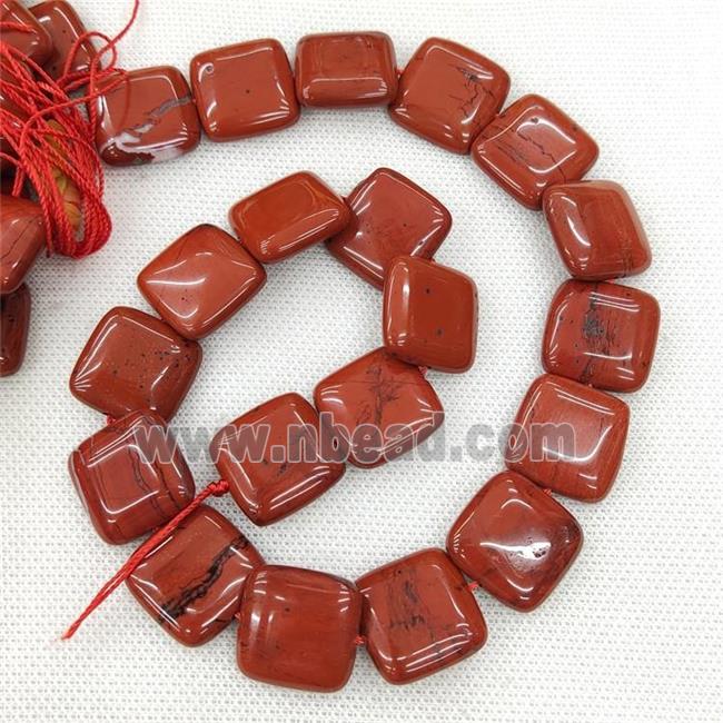 Natural Red Jasper Square Beads