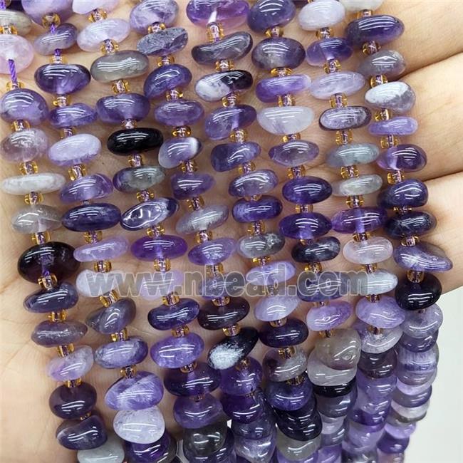 Natural Purple Amethyst Chip Beads Freeform