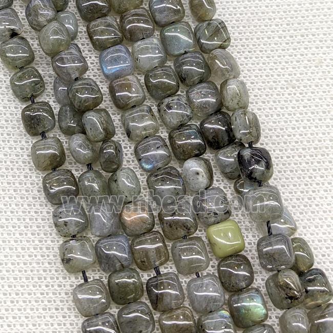 Natural Labradorite Square Beads