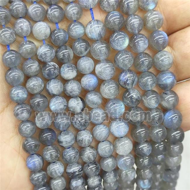 Natural Labradorite Beads A-Grade Smooth Round