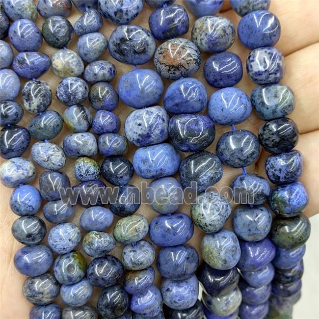 Natural Dumortierite Beads Blue Chips Freeform