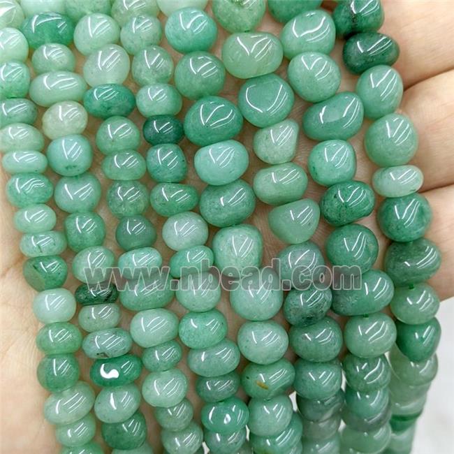 Natural Green Aventurine Chips Beads Freeform