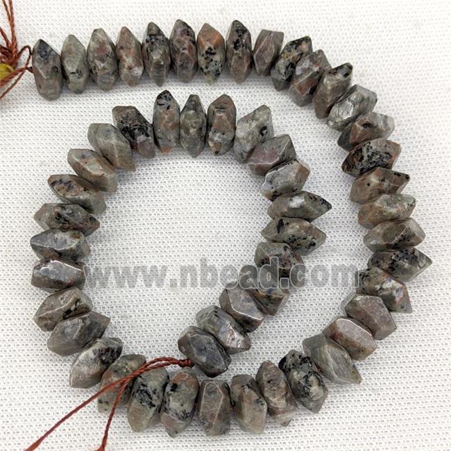 Natural Flame Jasper Yooperlite Spacer Beads Faceted Square