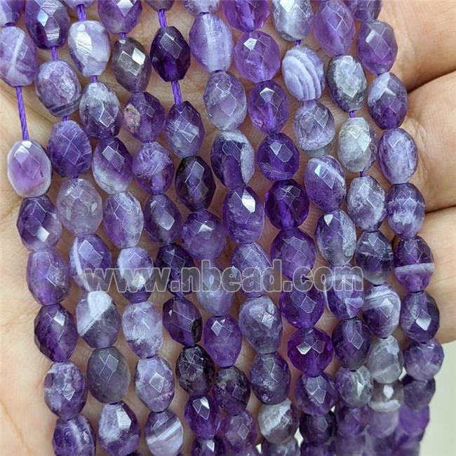Natural Dogteeth Amethyst Beads Purple Faceted Rice