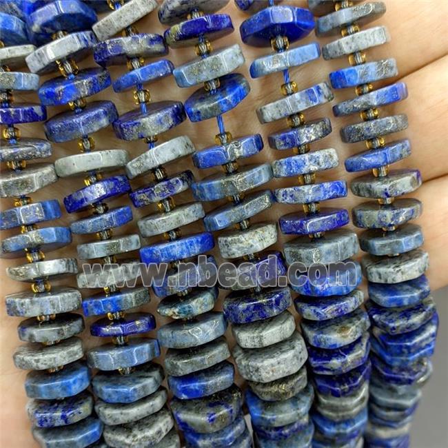 Natural Lapis Lazuli Heishi Spacer Beads Blue
