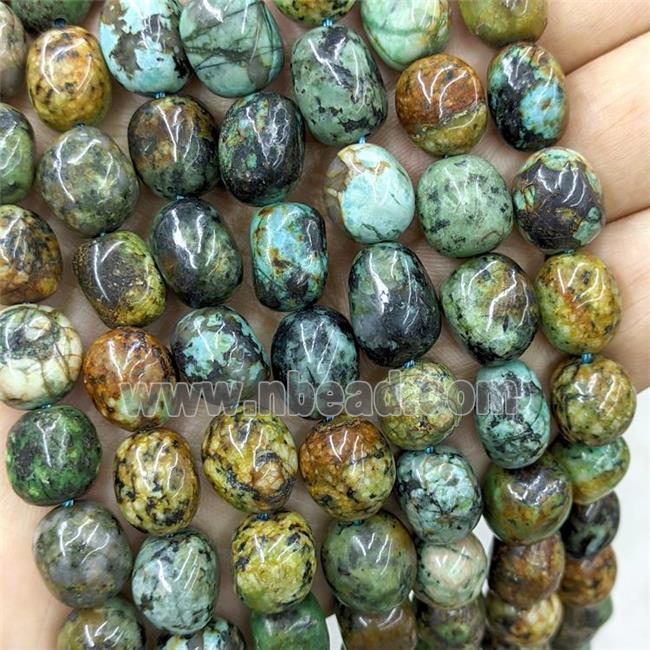 Natural African Turquoise Chips Beads Freeform