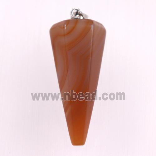red carnelian agate pendulum pendants