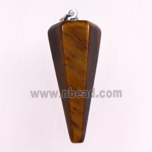 tiger eye stone pendulum pendants