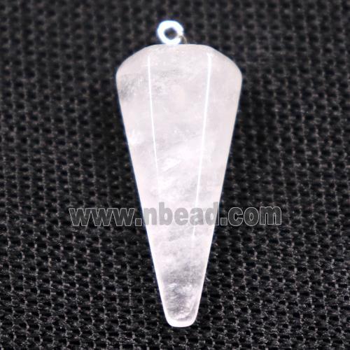 clear quartz pendulum pendants