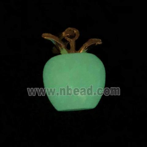 noctilucent stone pendants, apple, mixed