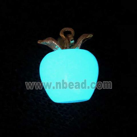 noctilucent stone pendants, apple, mixed