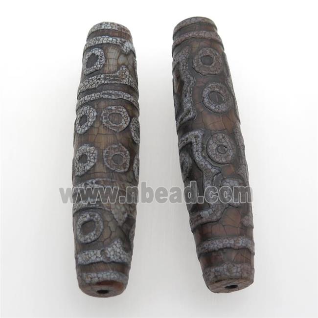 antique Tibetan Dzi rice Beads, eye