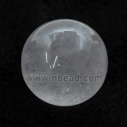 Clear Quartz Sphere Massage Ball Globe Nohole