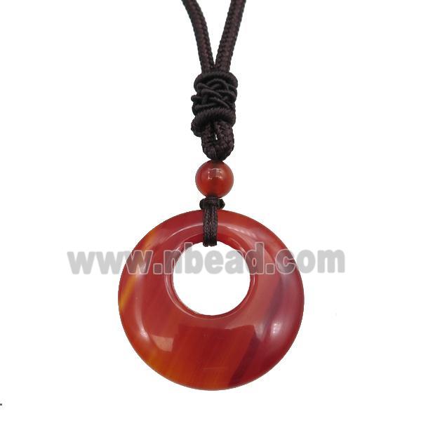 red carnelian necklace
