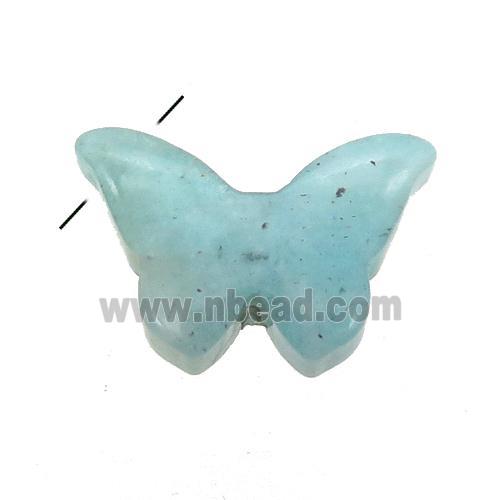 Amazonite butterfly pendant