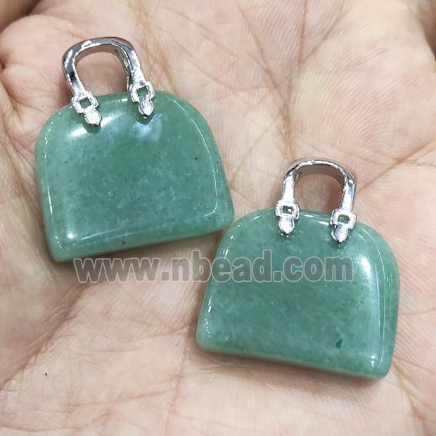 green Aventurine bag pendant