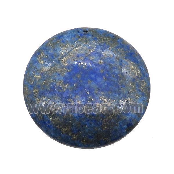 blue Lapis circle pendant