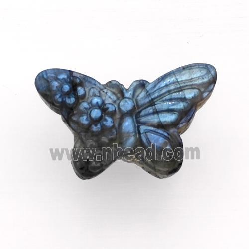 Labradorite Butterfly Pendant