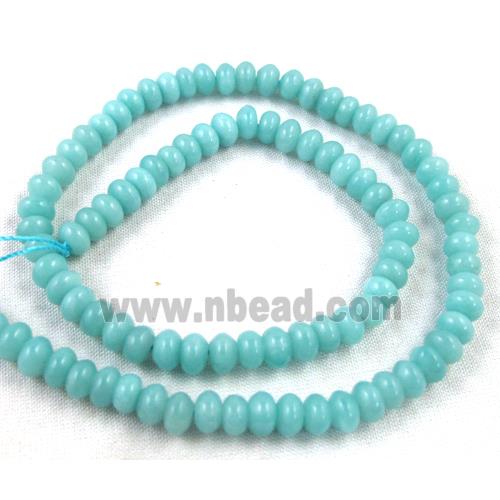rondelle Amazonite Stone Beads, grade AB
