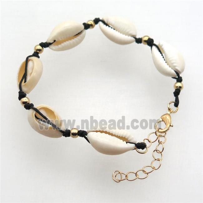 Conch Shell bracelet, adjustable