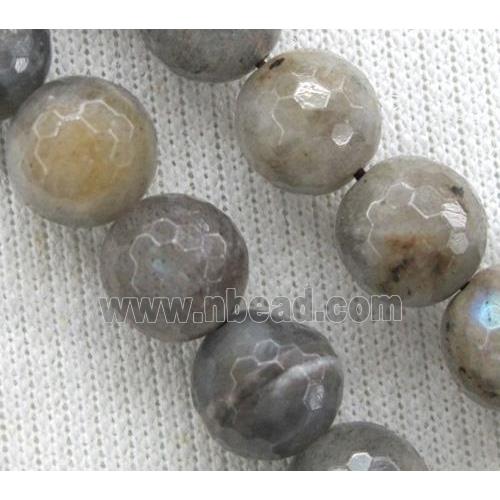 faceted round Labradorite Stone beads