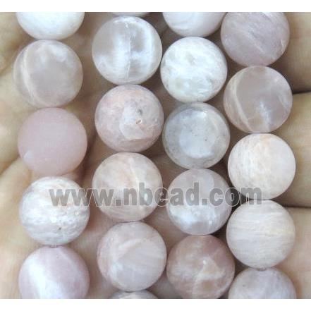 round matte SunStone Beads