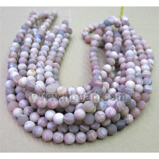 round matte SunStone Beads
