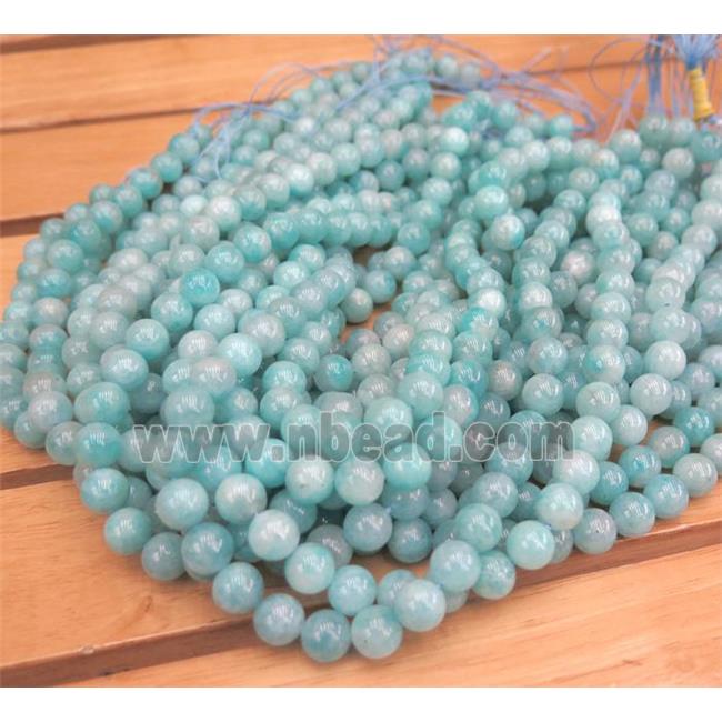 round natural Amazonite Beads, Grade-AAA