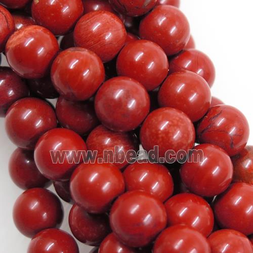 round Red Jasper Beads