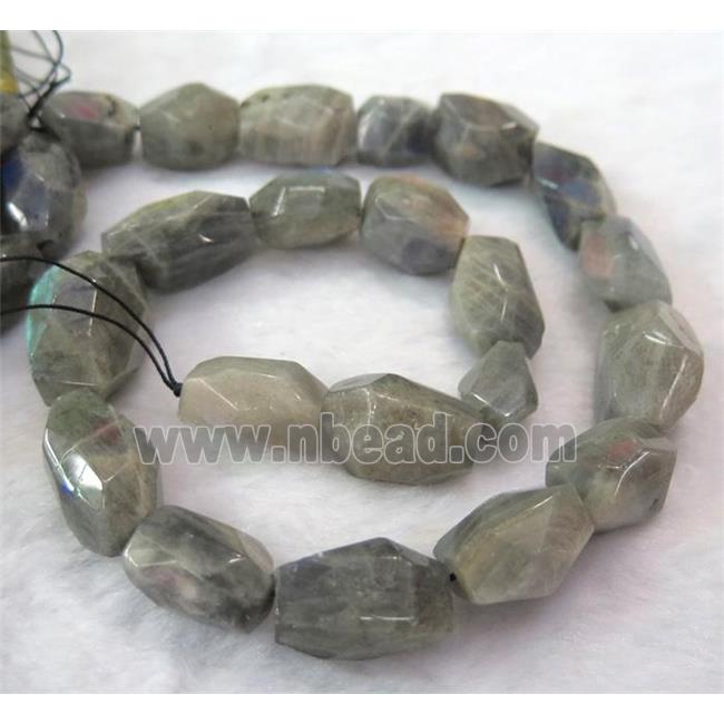 Labradorite bead, freeform nugget