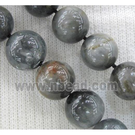 hawk Eye Stone beads, round