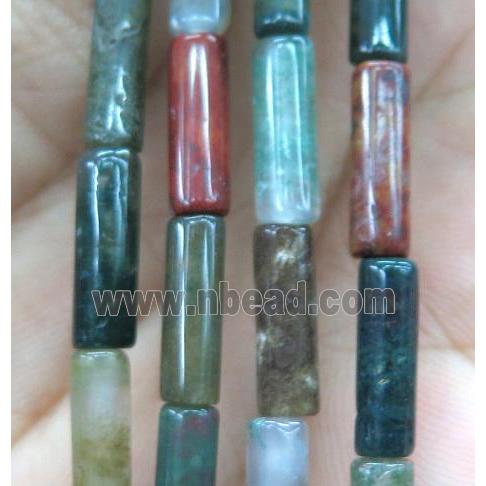 indian Agate tube beads