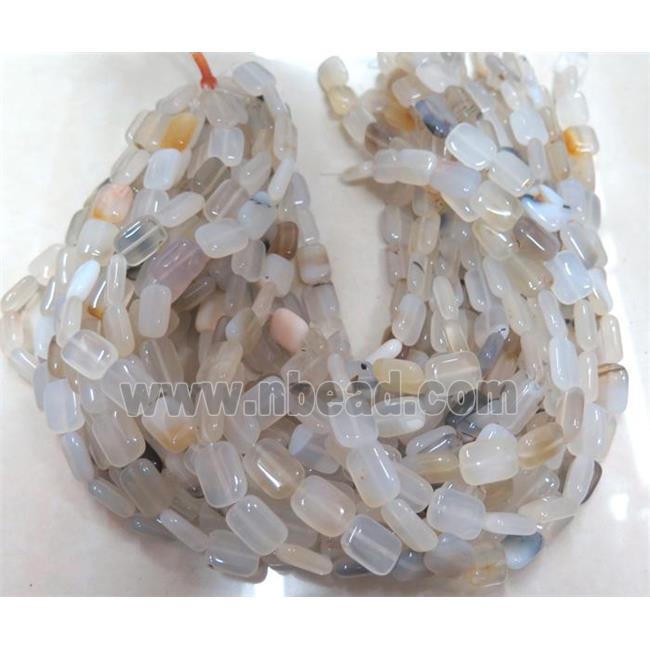 natural Heihua Agate beads, rectangle