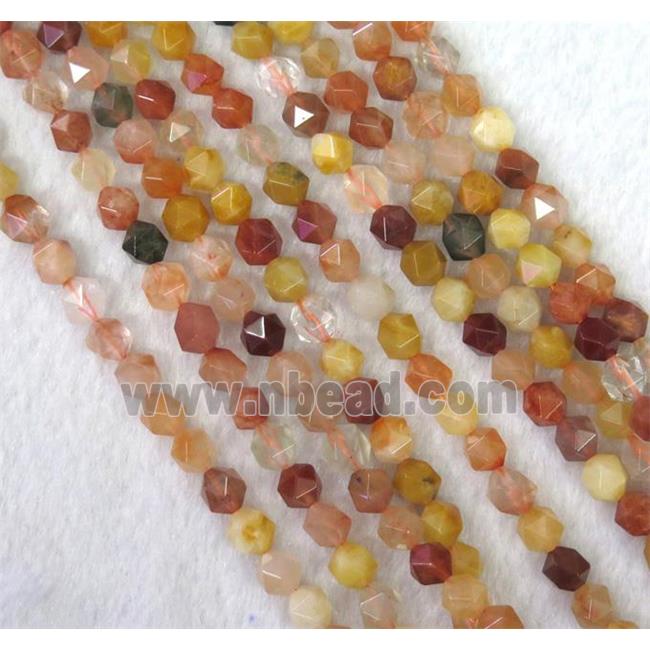 mix gemstone beads ball, faceted round