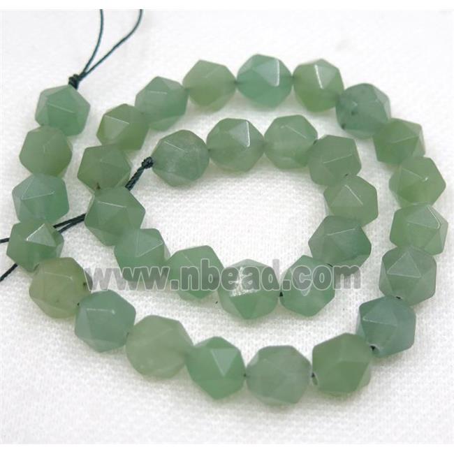 Green Aventurine Beads Cutted Round