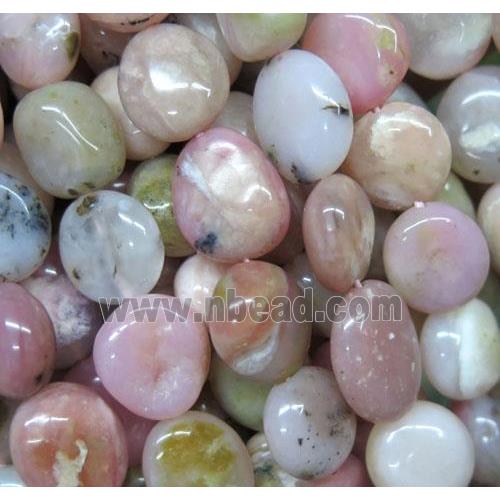 pink Opal Jasper chips bead, freeform