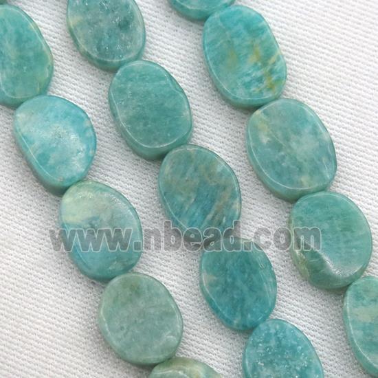 green Amazonite beads, matte, freeform
