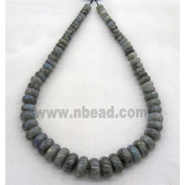 Labradorite collar beads, rondelle