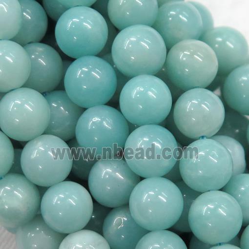 round blue Amazonite beads