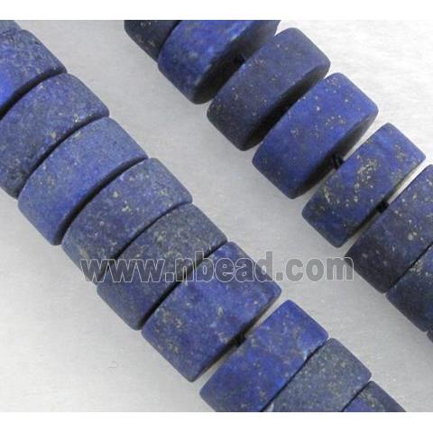 matte lapis lazuli heishi beads