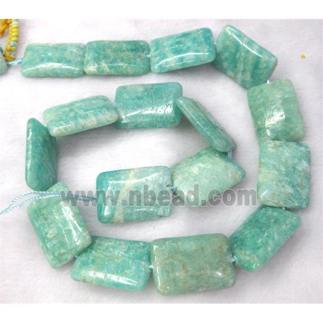 Amazonite beads, rectangle