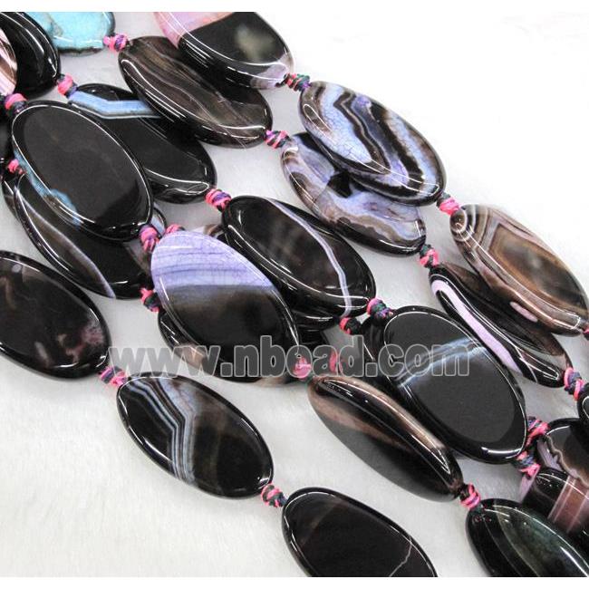 agate beads, oval