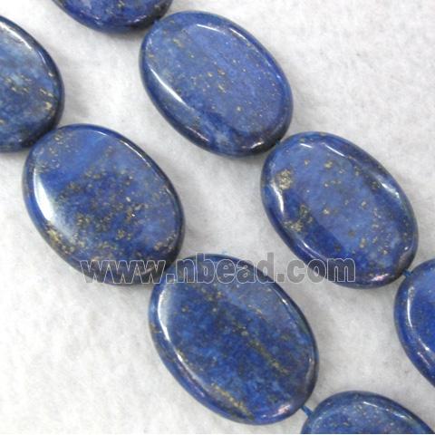 lapis lazuli bead, oval